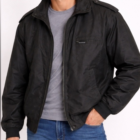 Members Only Other - Vintage Members Only 90s Black Bomber Jacket Men’s M Size 40